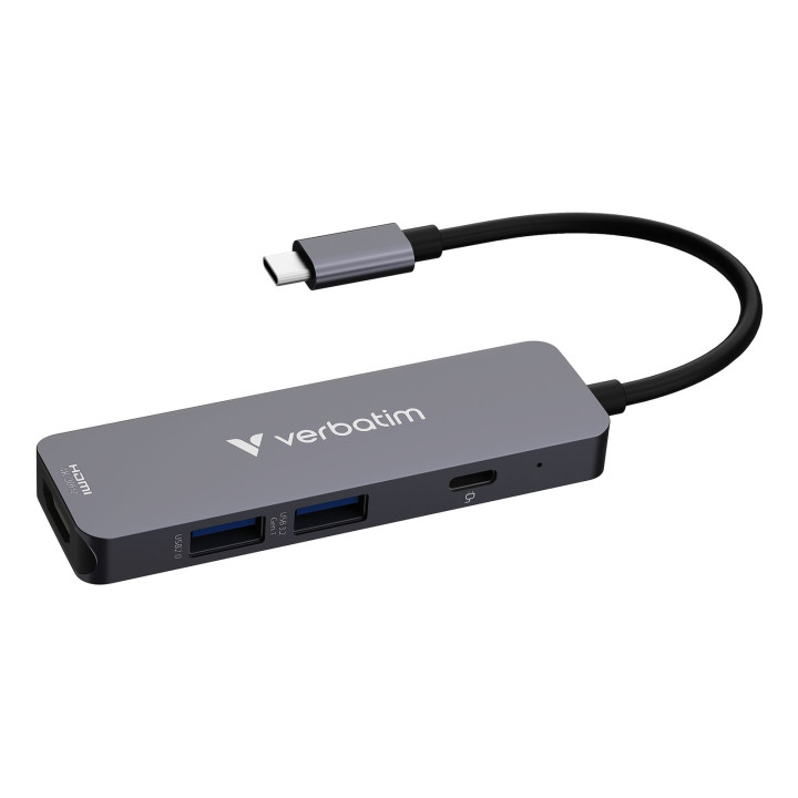 VERBATIM USB-C ESSENTIALS MULTIPORT HUB 4 PORT